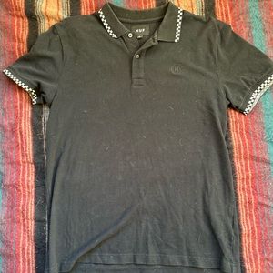 HUF polo checkered shirt